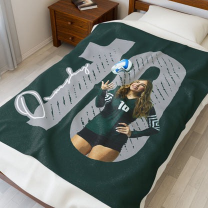 Leela Ormsby Velveteen Plush Blanket