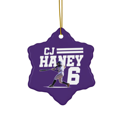 CJ Haney Ceramic Ornament