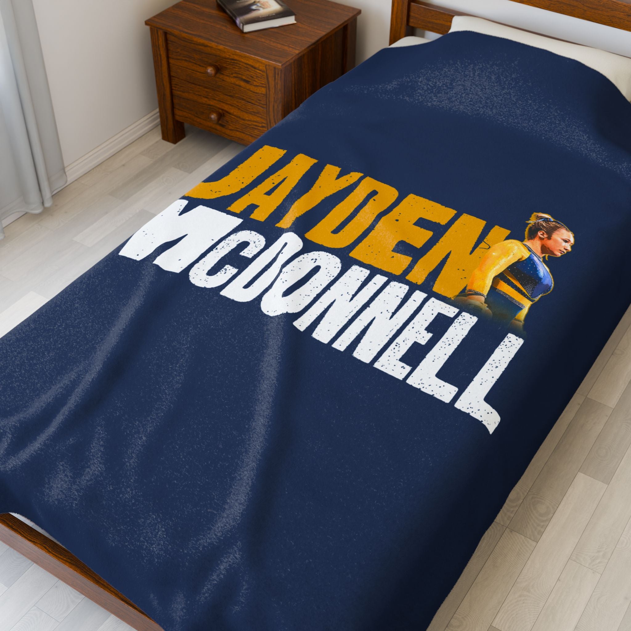 Jayden McDonnell Velveteen Plush Blanket