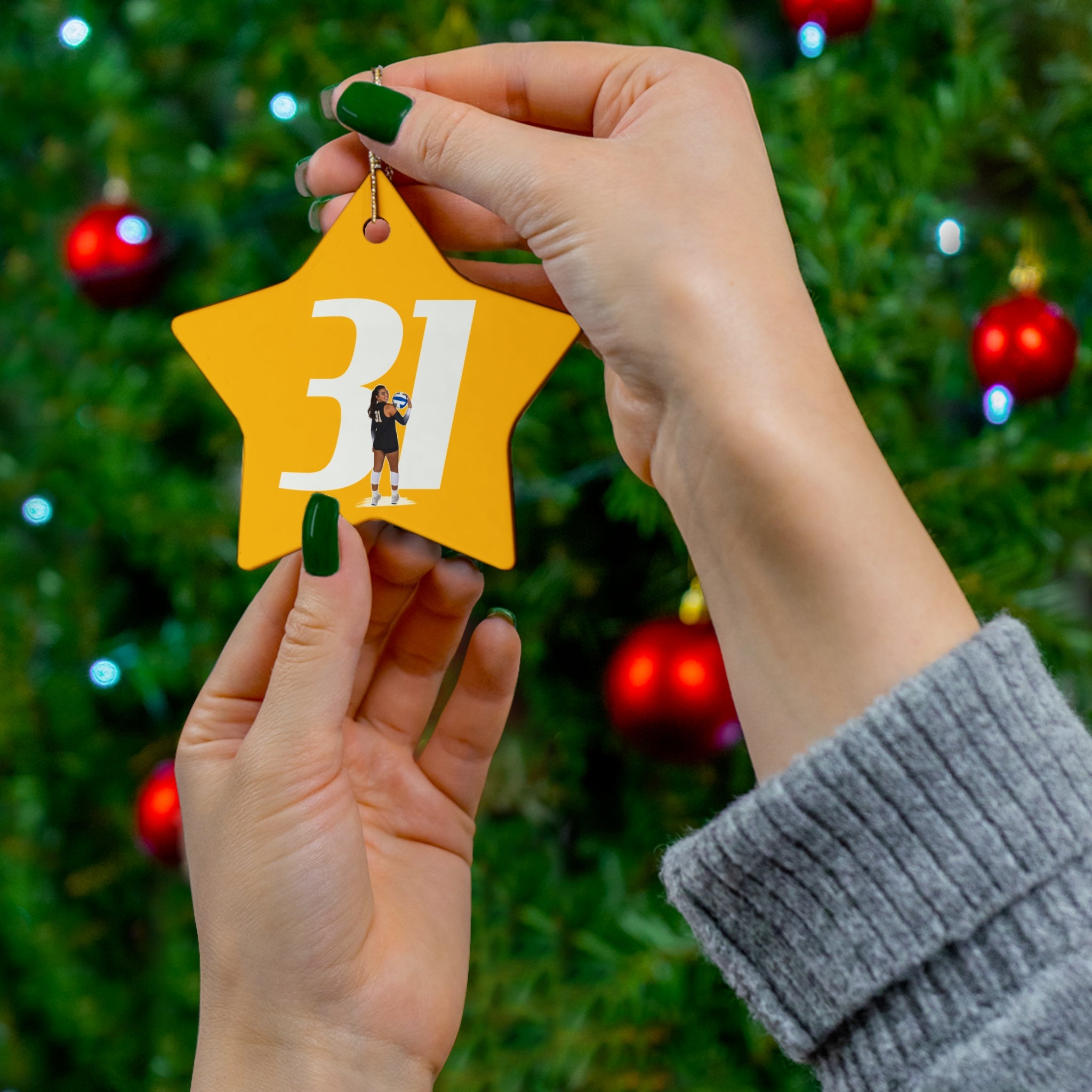 Mia Liberti Ceramic Ornament