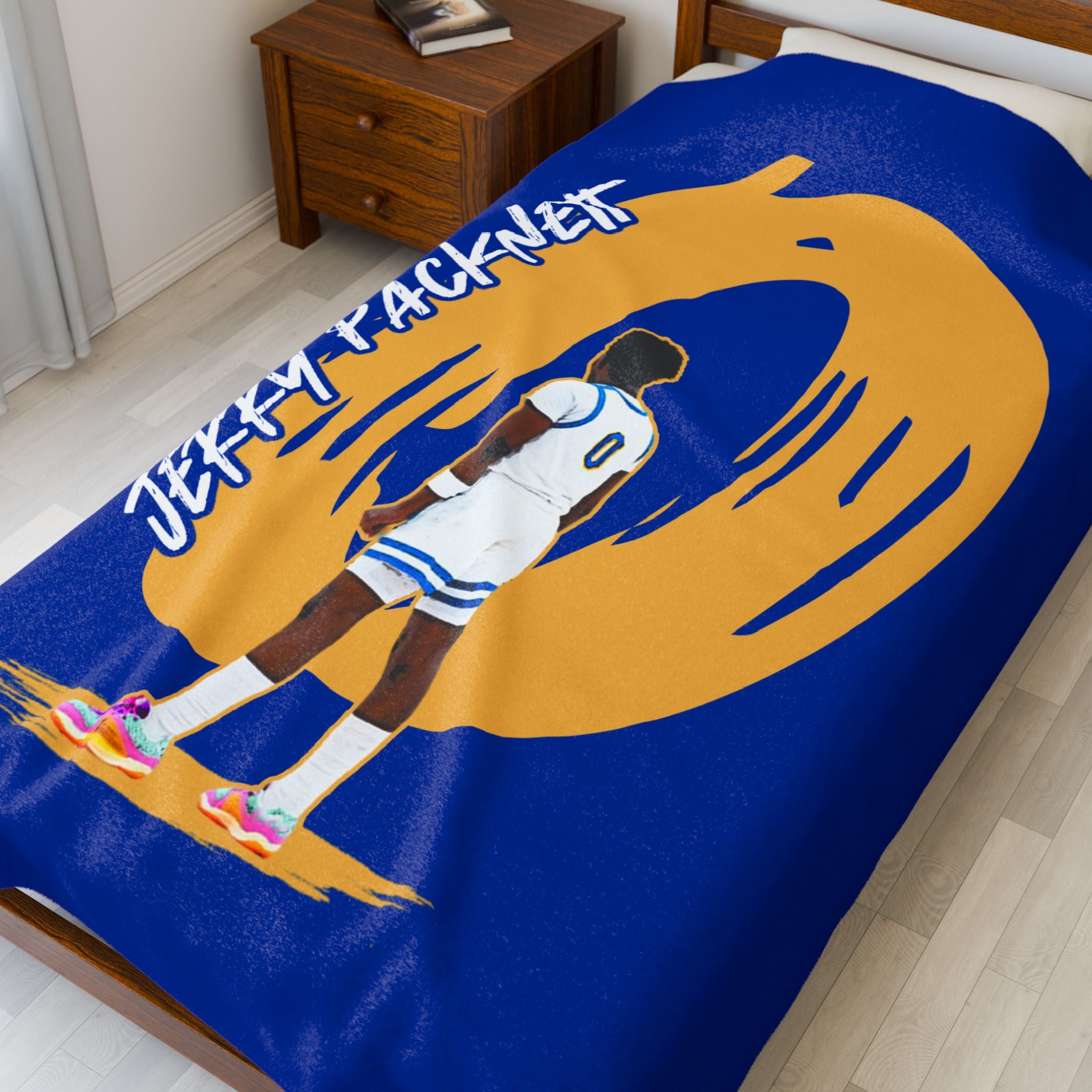 Jerry Packnett Velveteen Plush Blanket