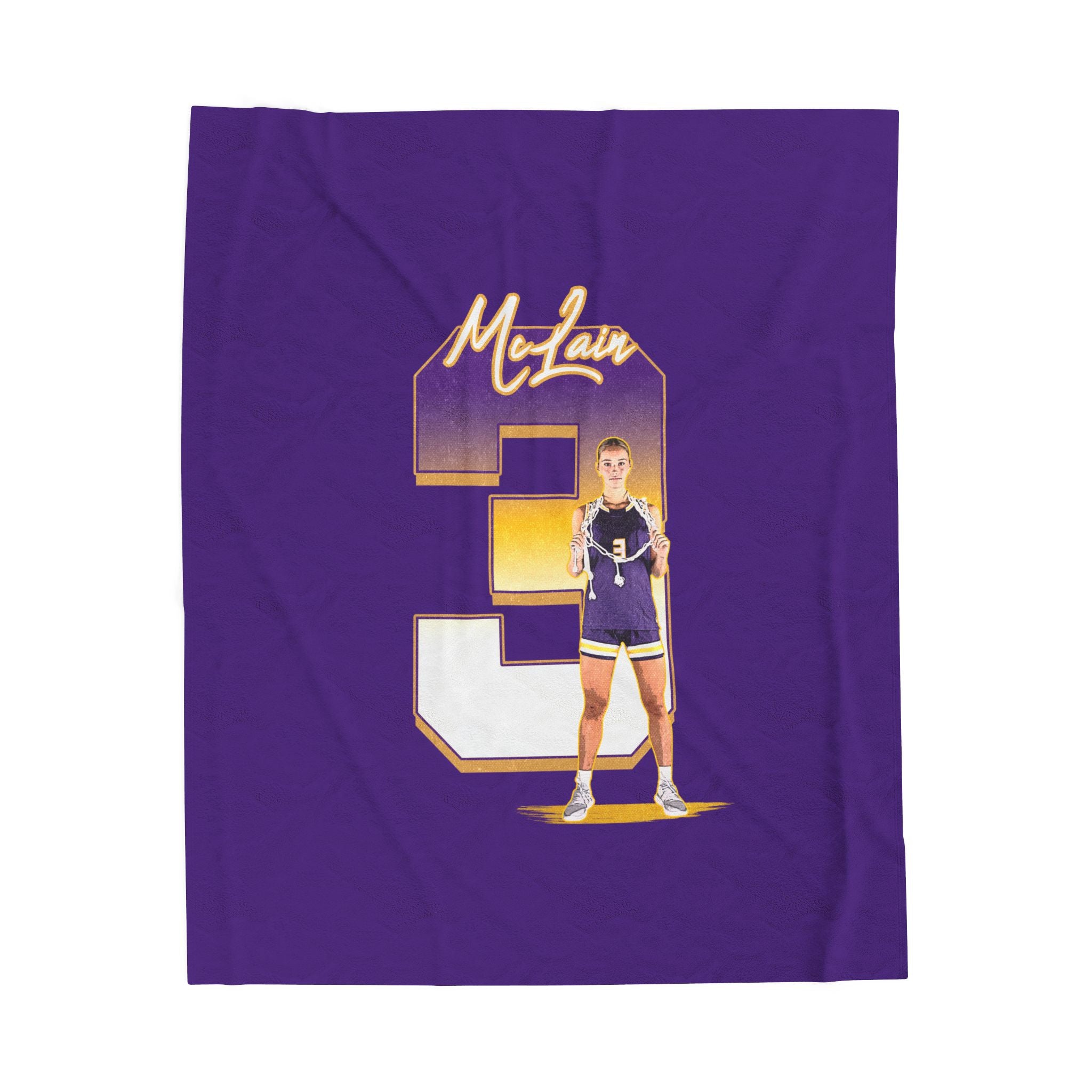 Frankie Mclain Velveteen Plush Blanket