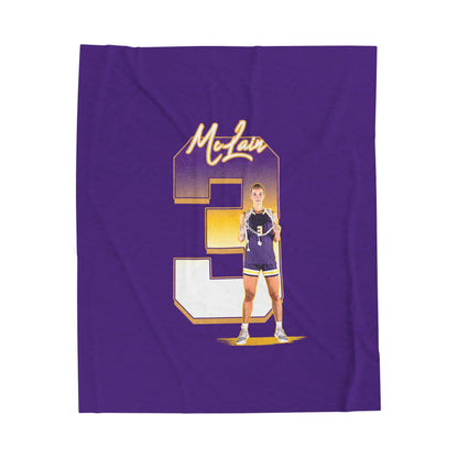 Frankie Mclain Velveteen Plush Blanket