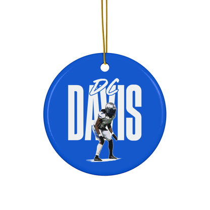 Dc Davis Ceramic Ornament