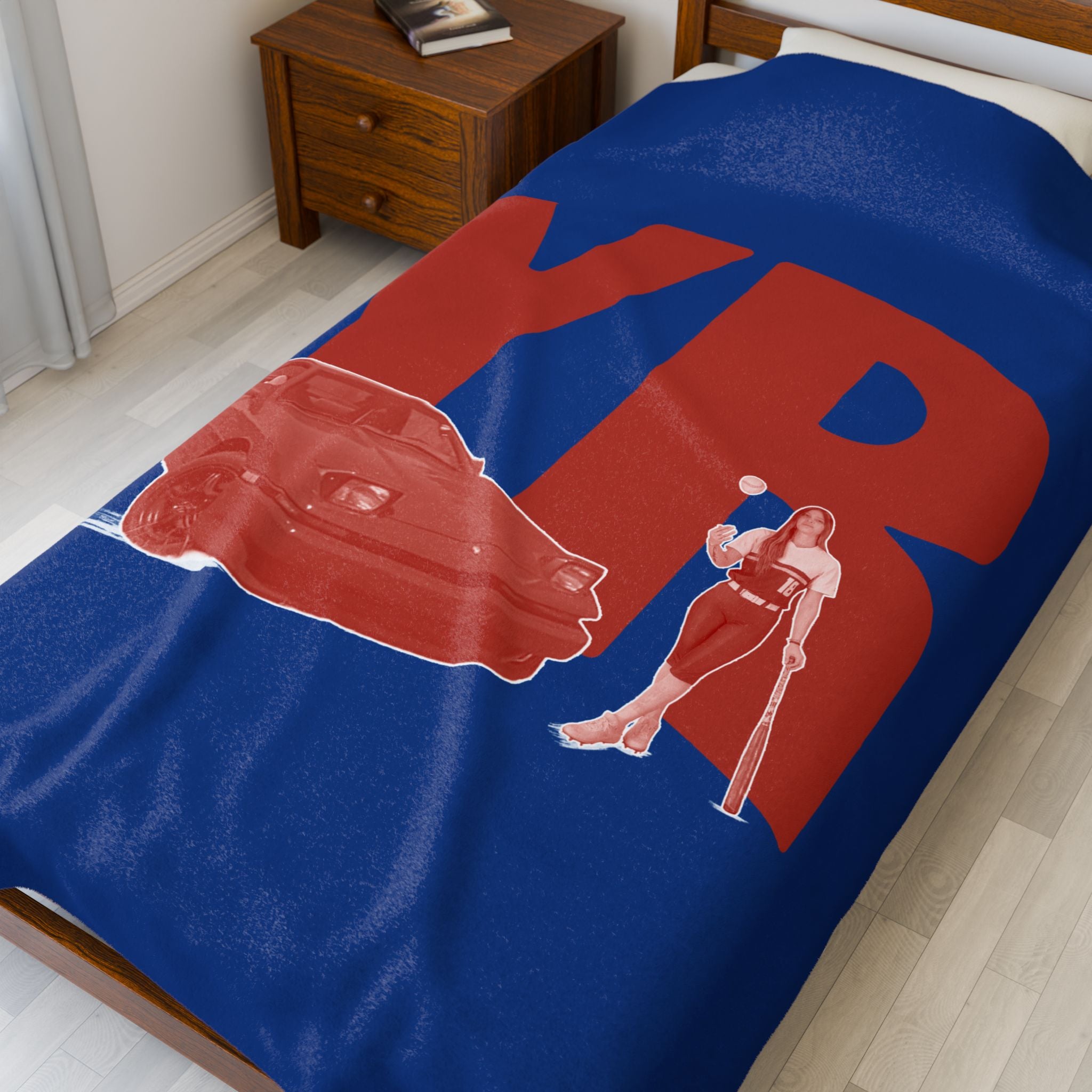 Yonah Rogers Velveteen Plush Blanket