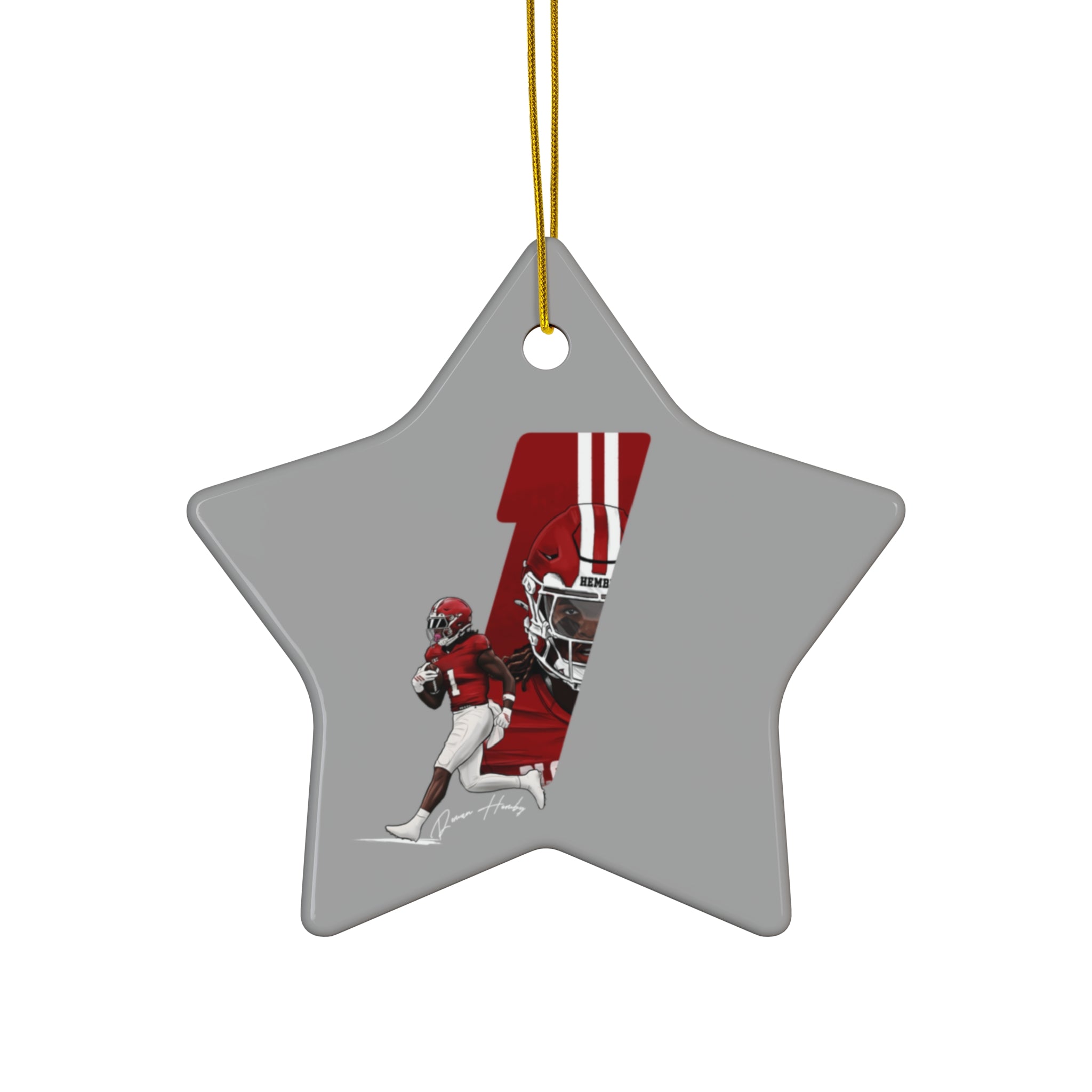 Roman Hemby Ceramic Ornament