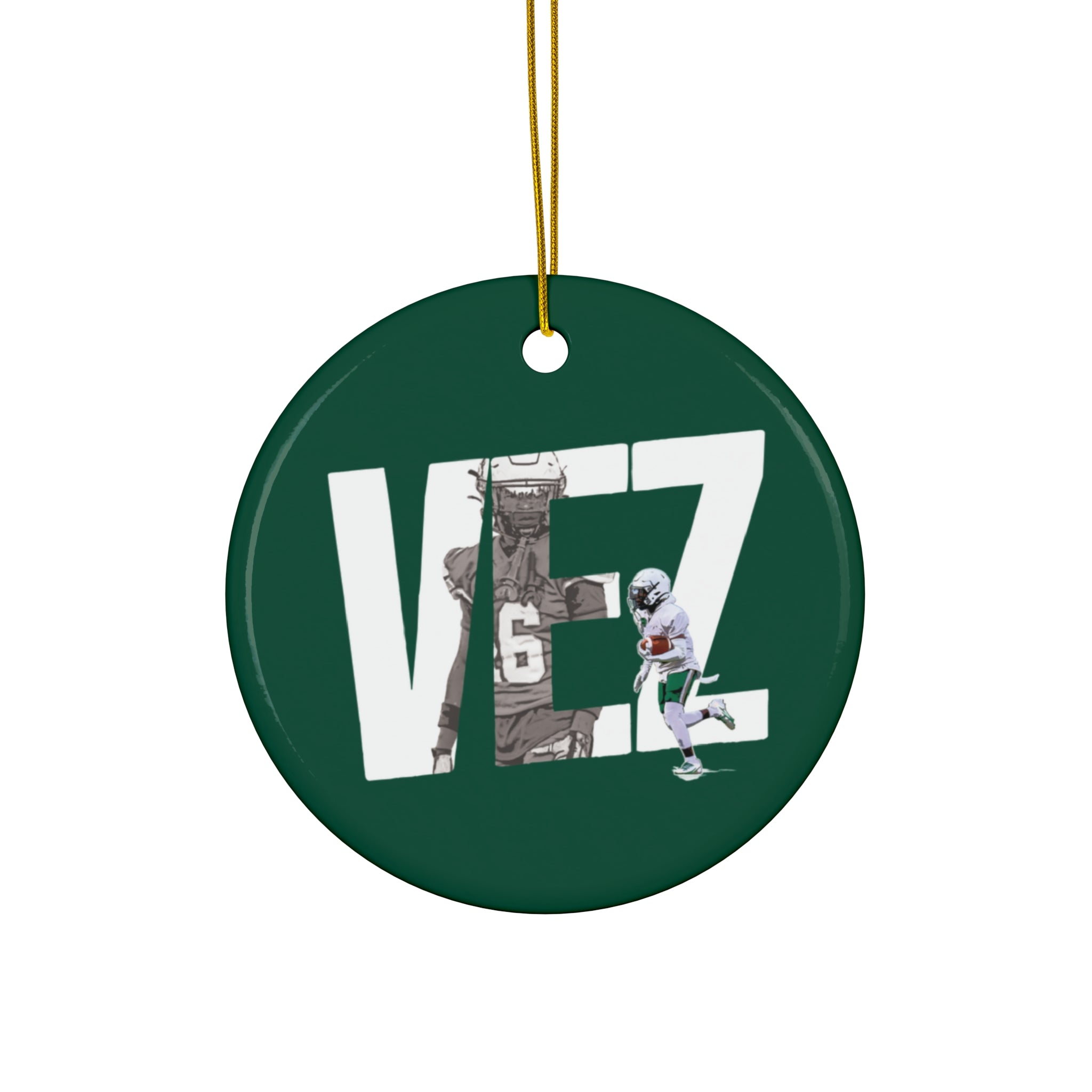 Charvez Brooks Jr Ceramic Ornament