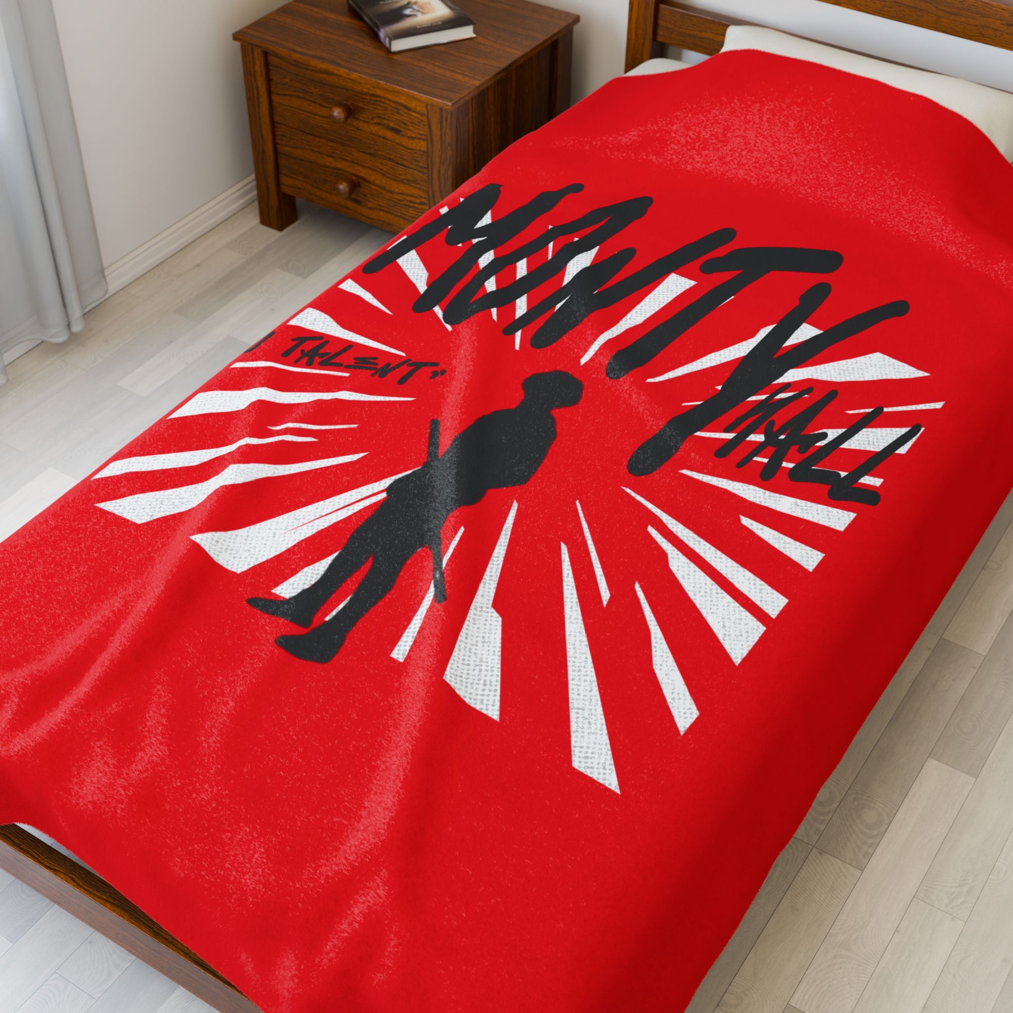 M. Hall Velveteen Plush Blanket