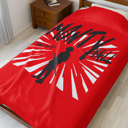 M. Hall Velveteen Plush Blanket