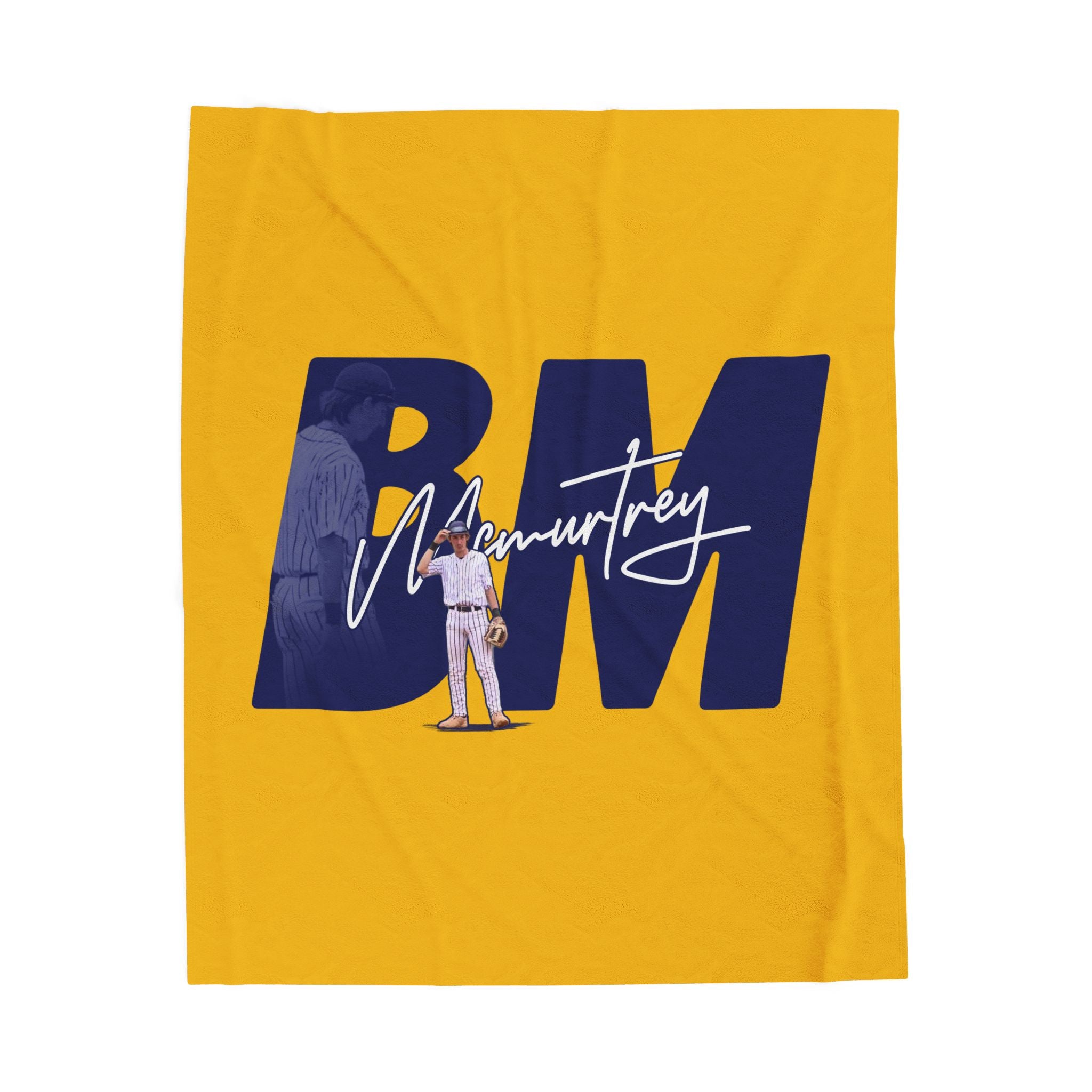 Brayden Mcmurtrey Velveteen Plush Blanket