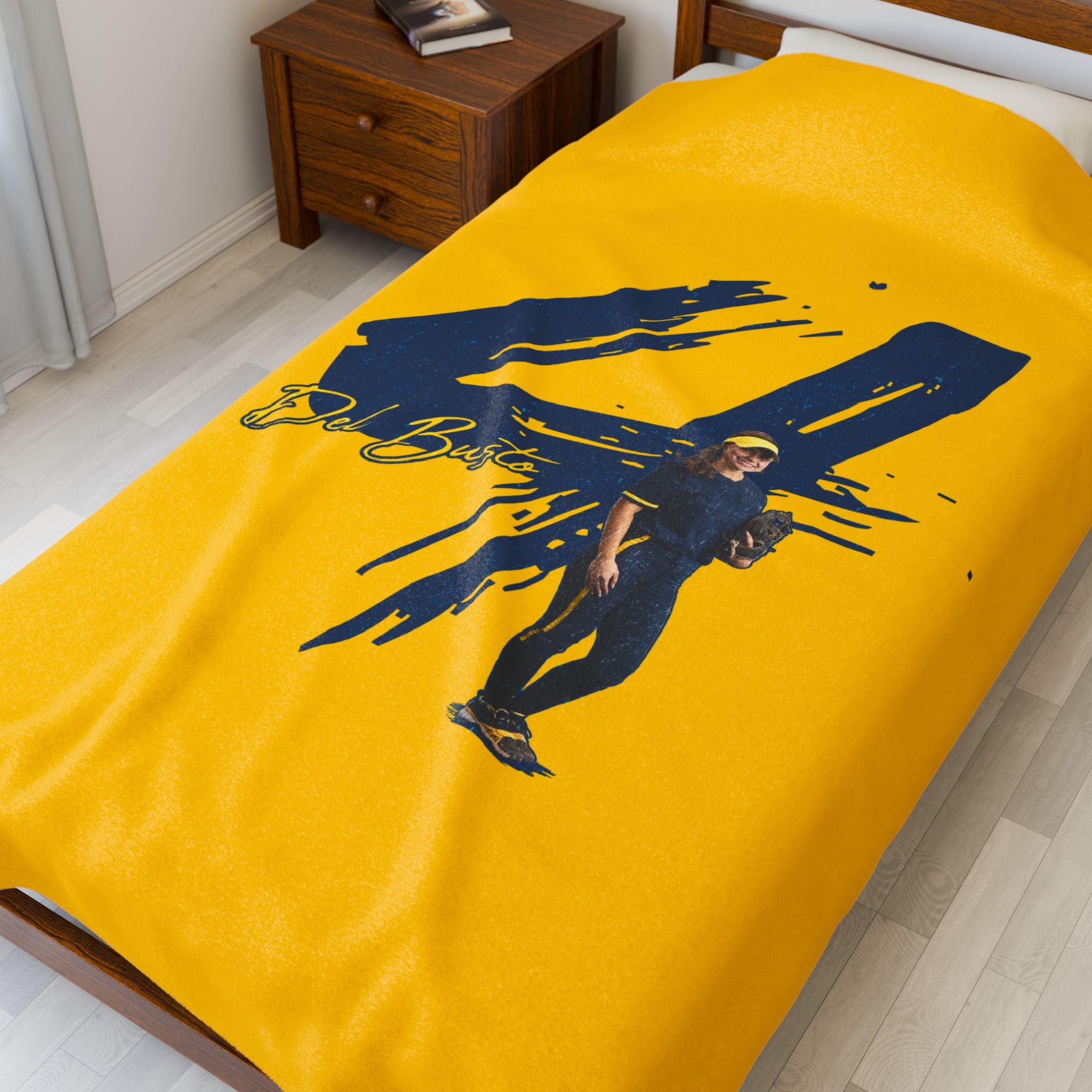 Rachel Del Busto Velveteen Plush Blanket