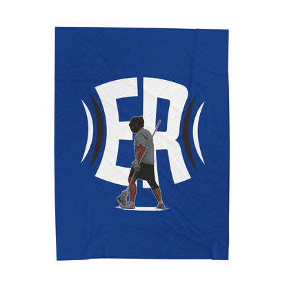 Ethan Ramsey Velveteen Plush Blanket
