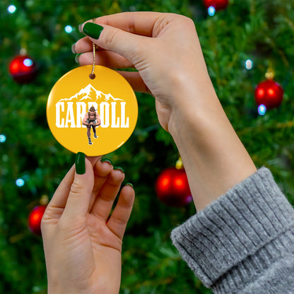 Christian Carroll Ceramic Ornament