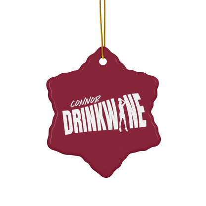Connor Drinkwine Ceramic Ornament