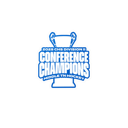 MTSU Hockey Conference Champs Vinyl Decals