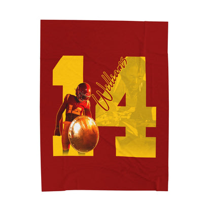 Andrew Williams Velveteen Plush Blanket