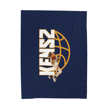 Kensley Hogan Velveteen Plush Blanket