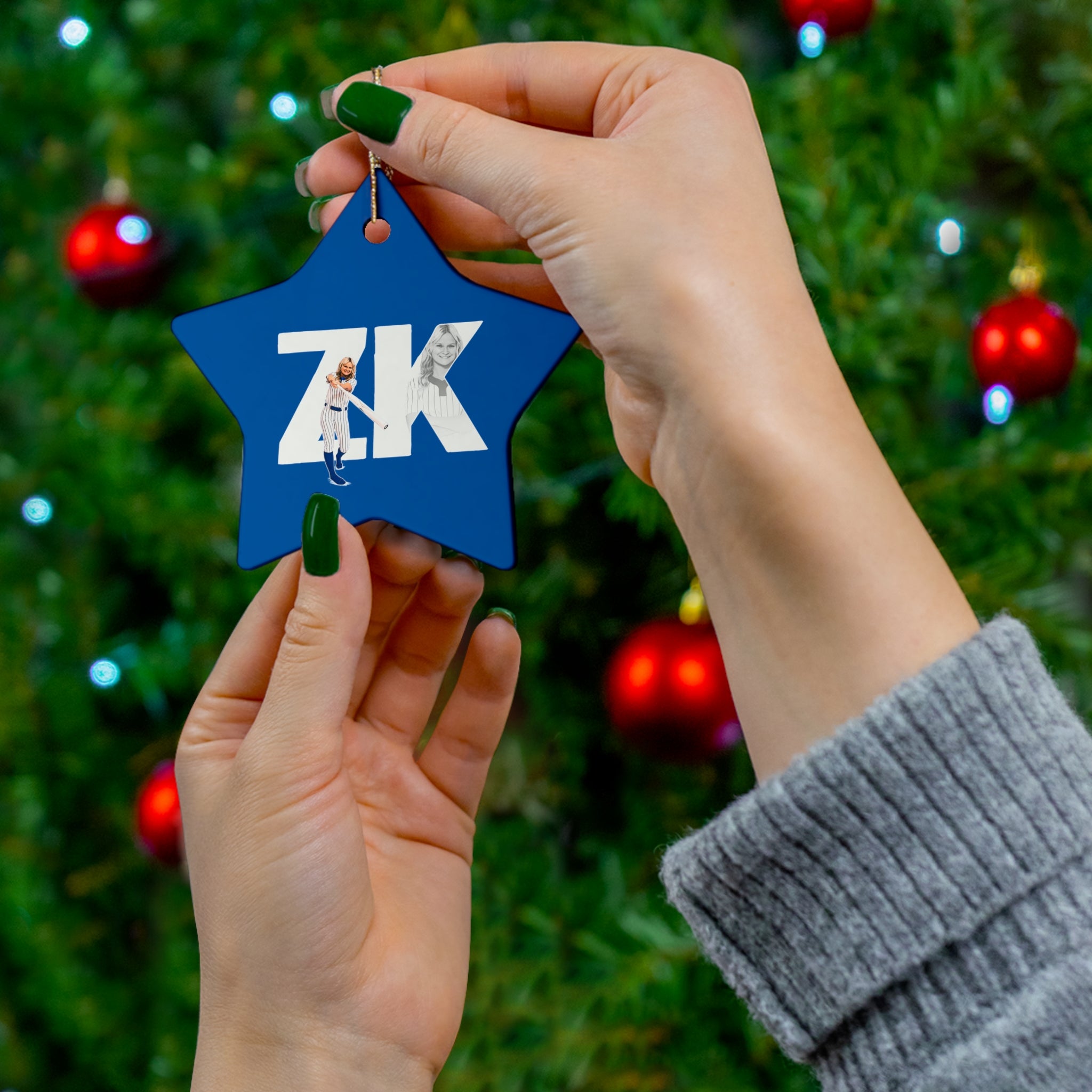 Zoey Greenwood Ceramic Ornament