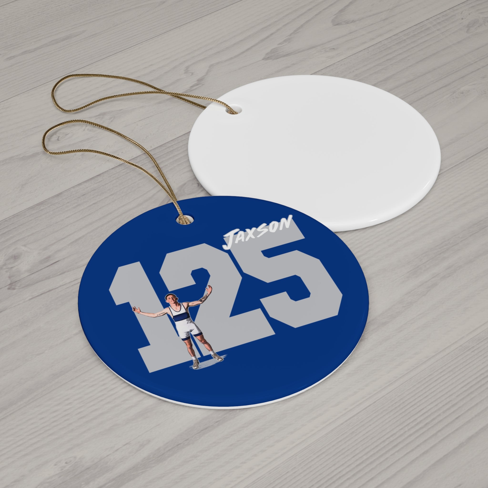 Jaxson Irvine Ceramic Ornament