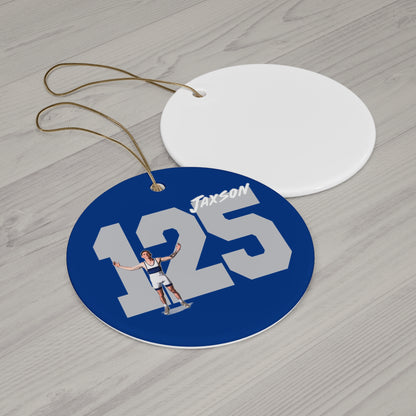 Jaxson Irvine Ceramic Ornament