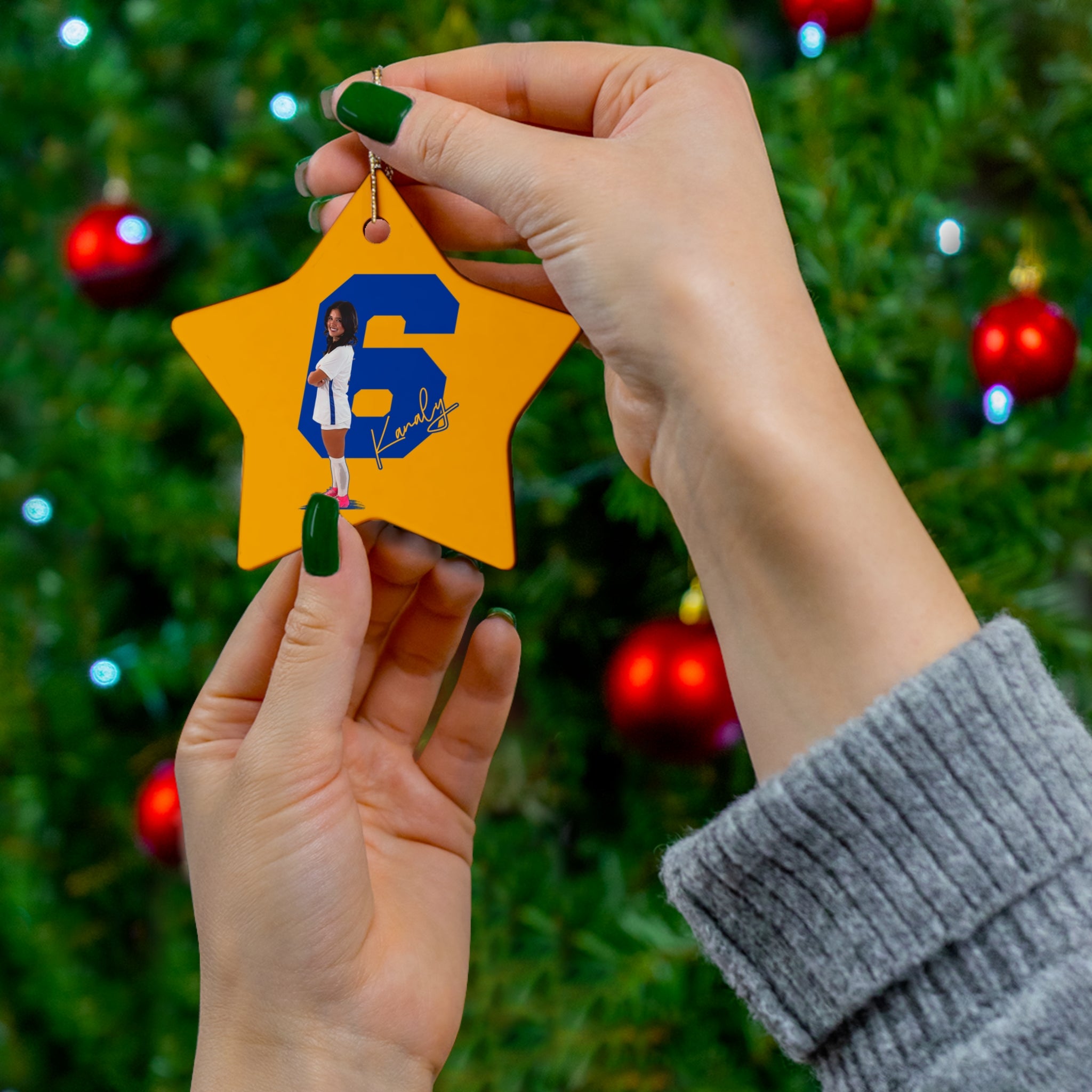 Kayla Kanaly Ceramic Ornament
