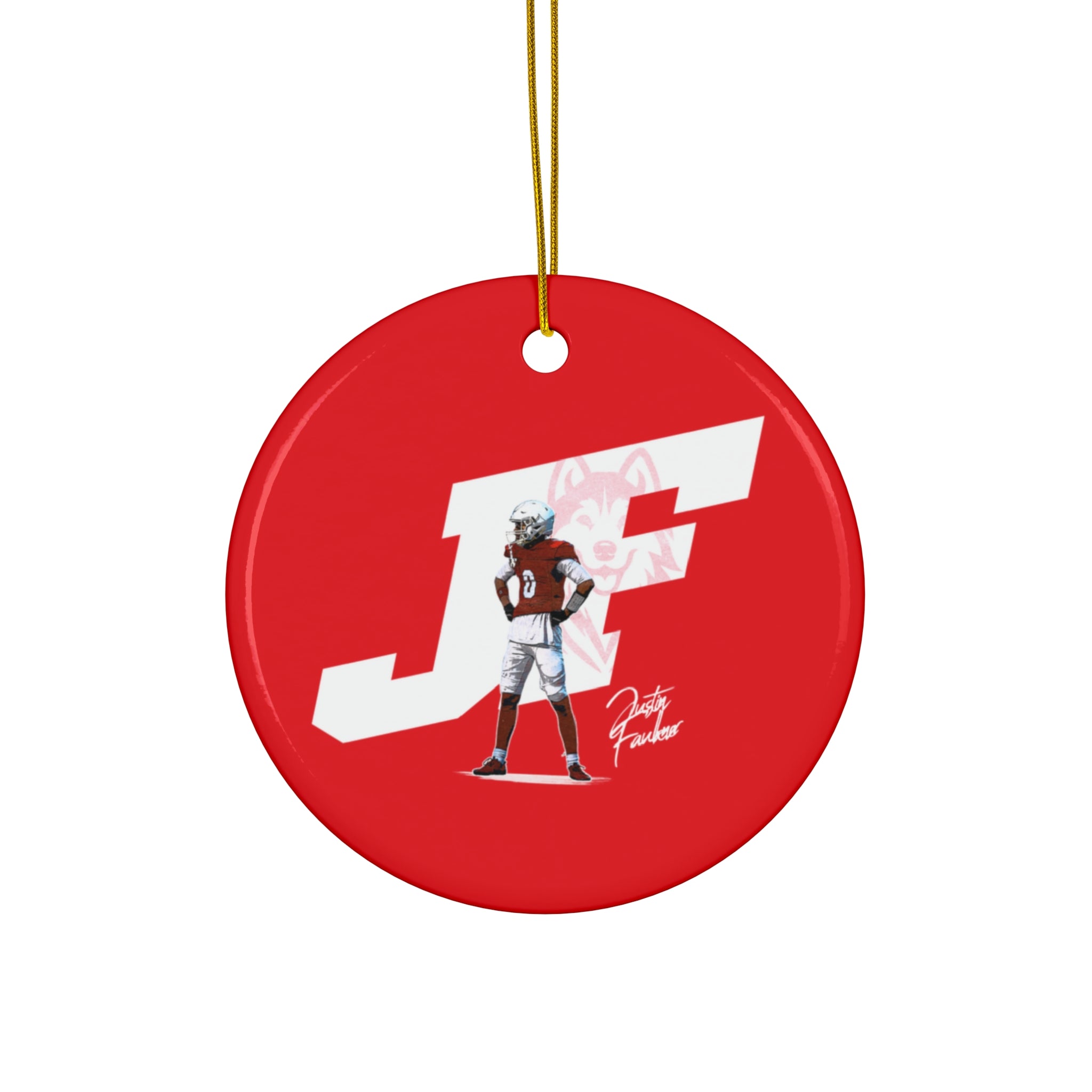 Justin Faulkner Ceramic Ornament