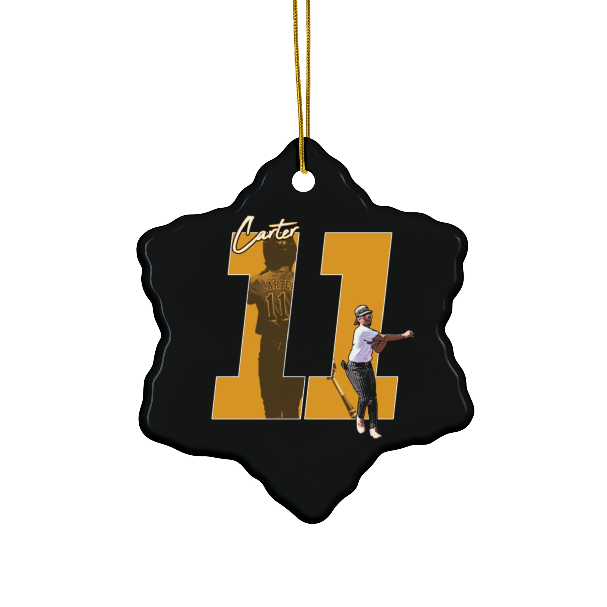 Julian Carter Ceramic Ornament