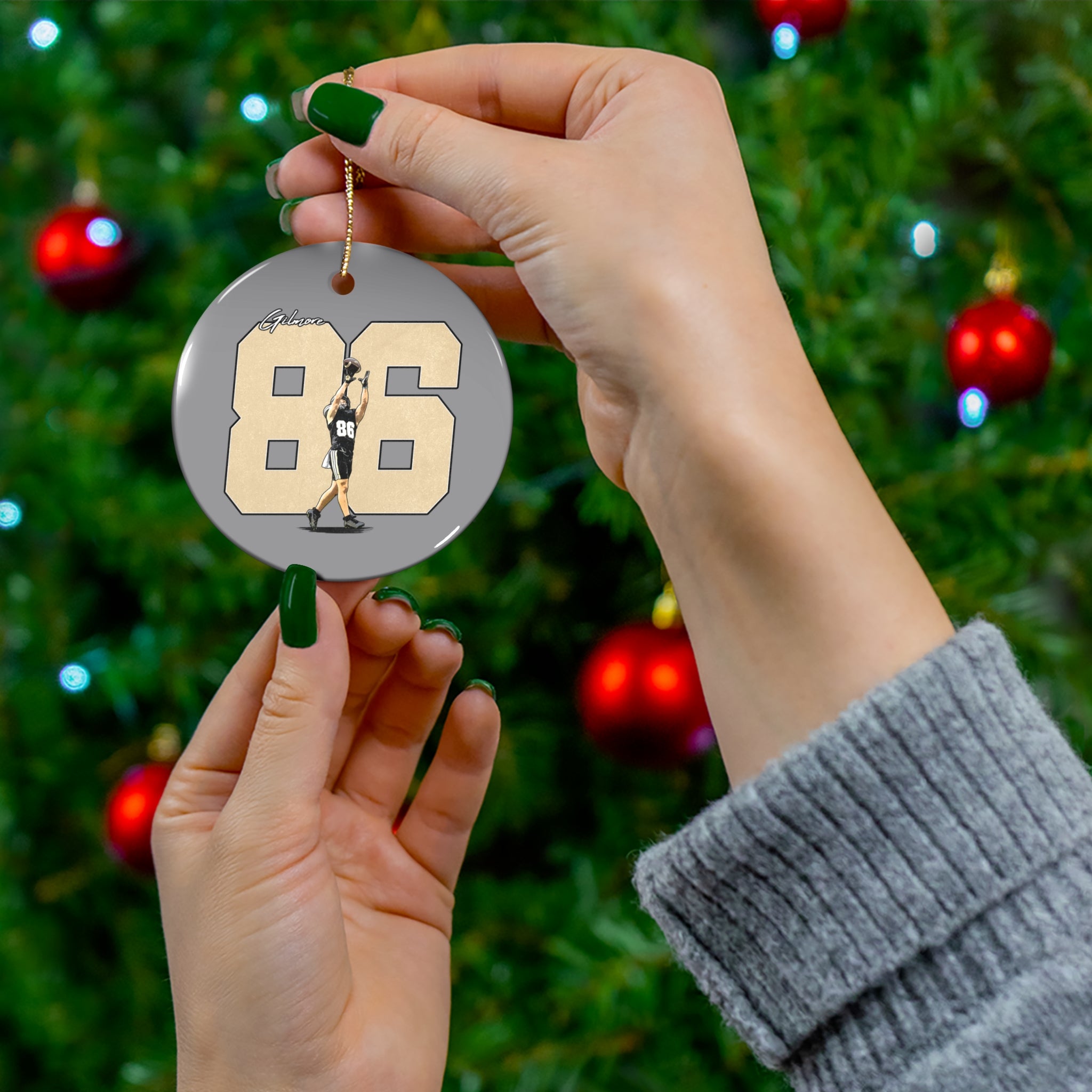 Lando Gilmore Ceramic Ornament