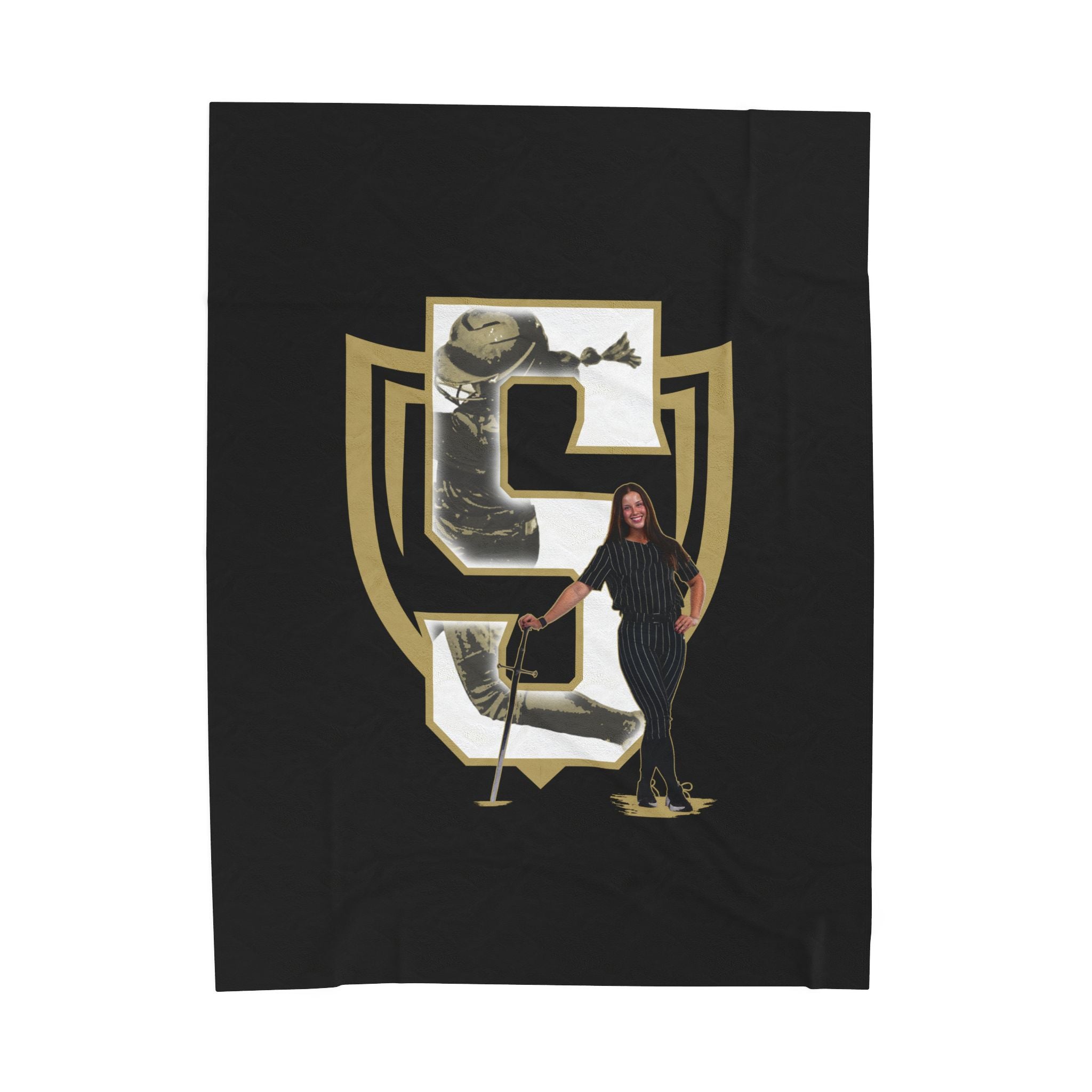 Reagan Vokoun Velveteen Plush Blanket