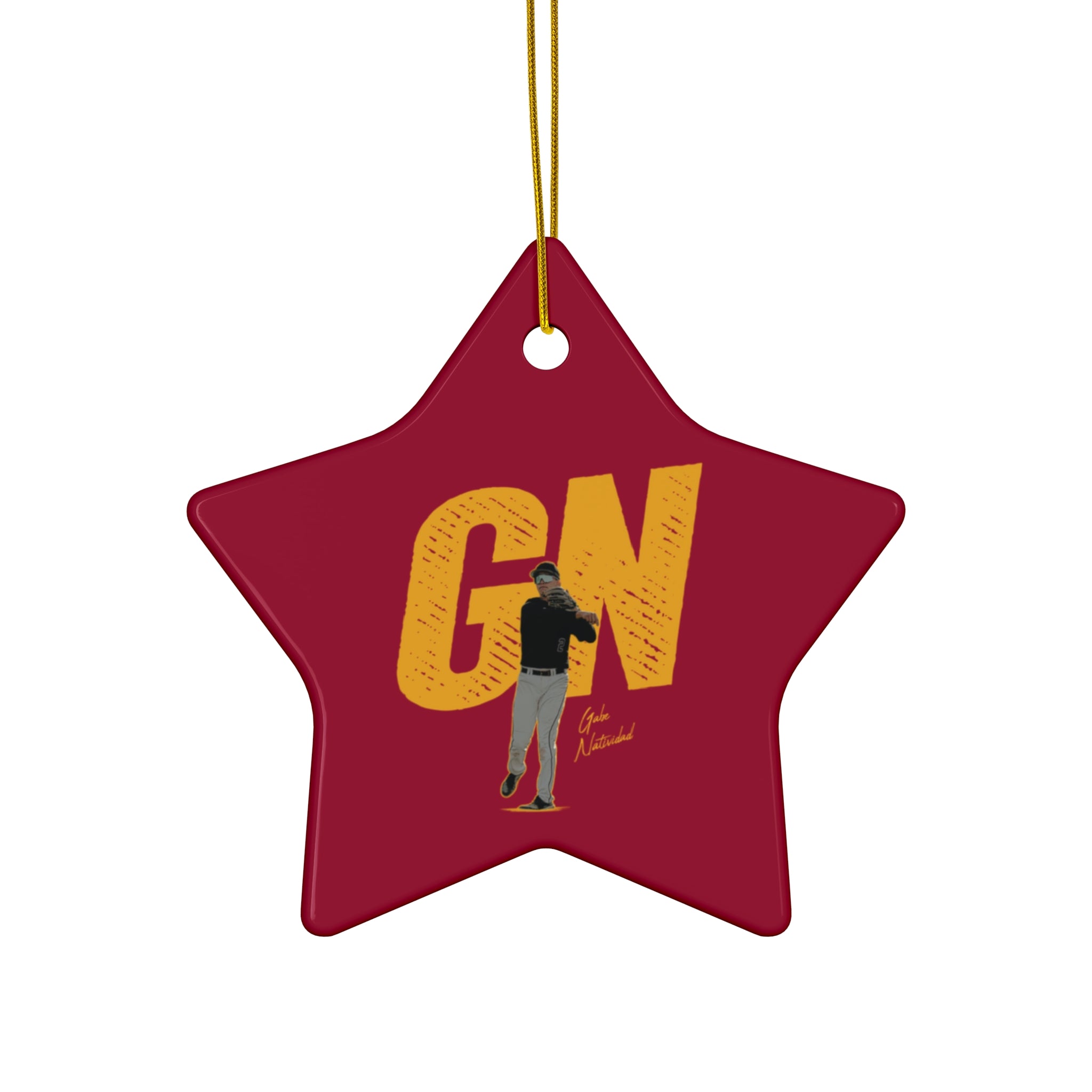 Gabe Natividad Ceramic Ornament