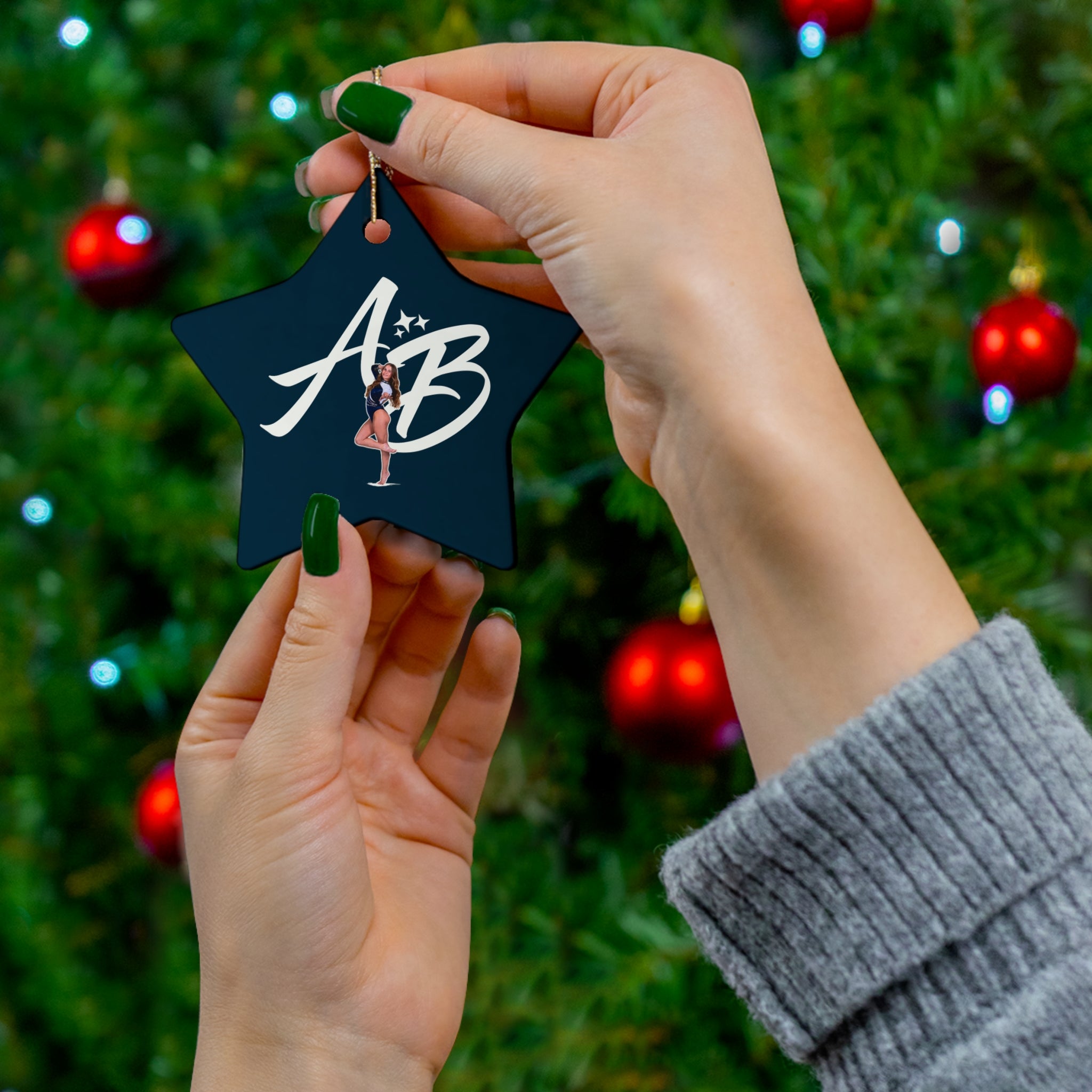 Anabelle Dewey Ceramic Ornament