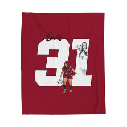 Marie Smith Velveteen Plush Blanket