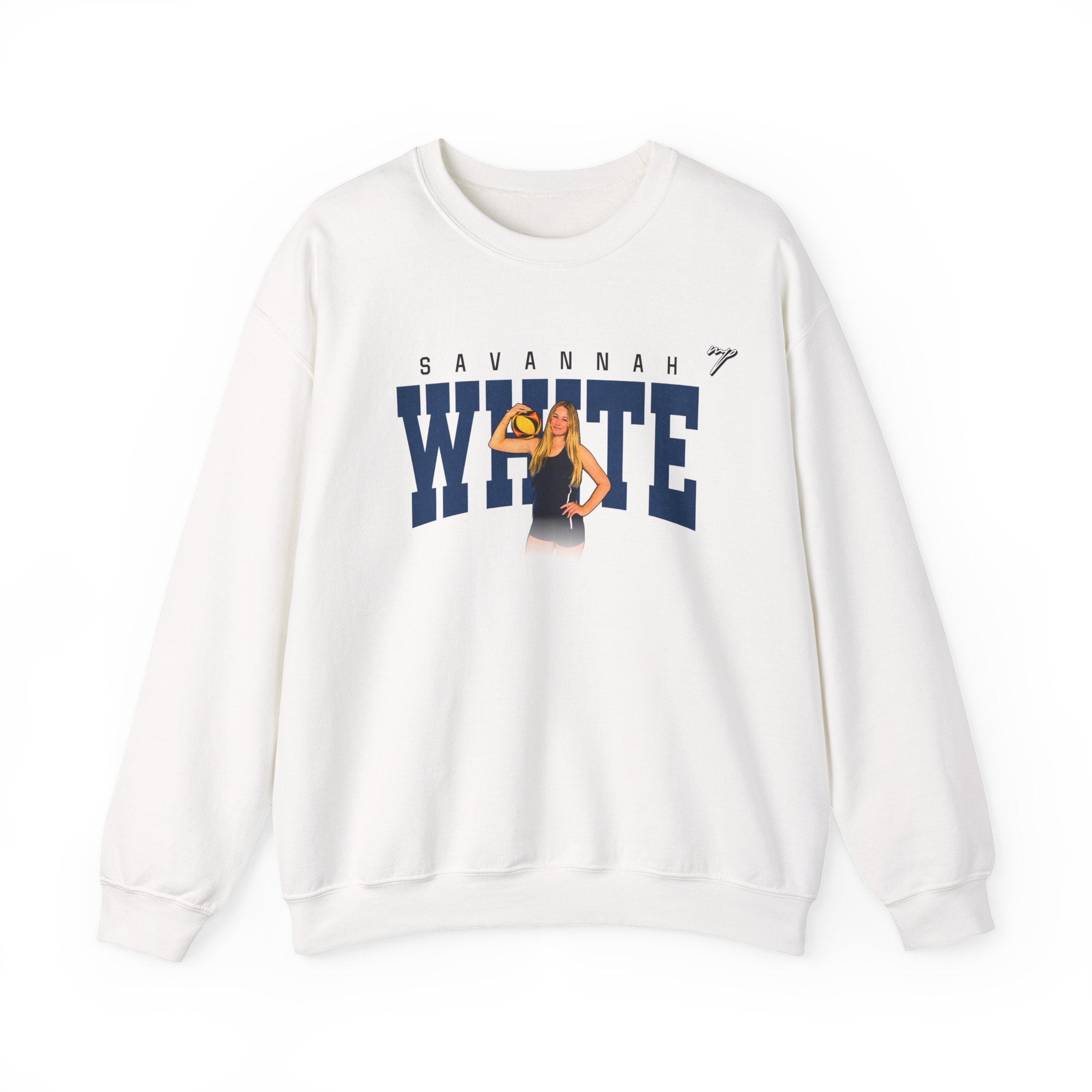 Savannah White Crewneck