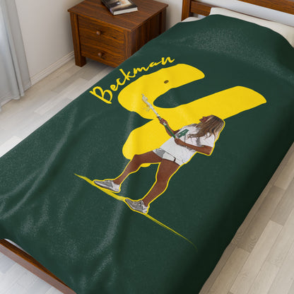Caitlin Beckman Velveteen Plush Blanket