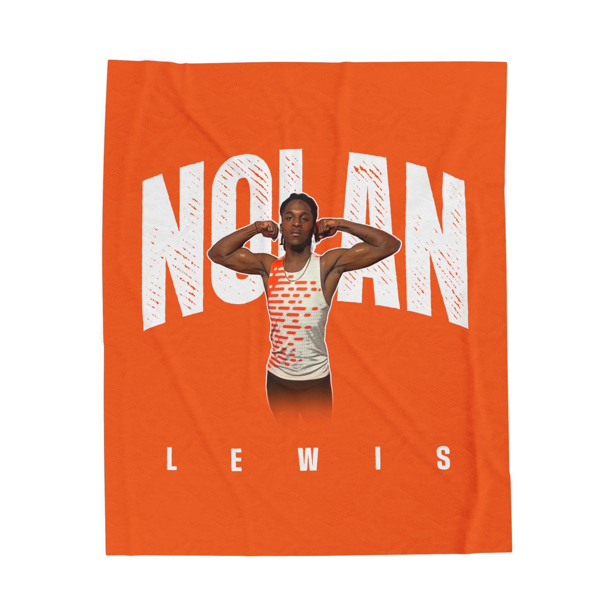 Nolan Lewis Velveteen Plush Blanket