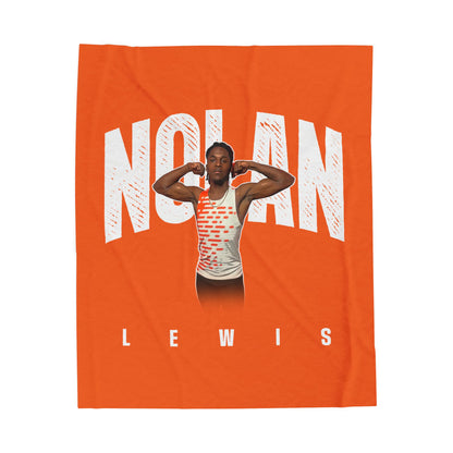 Nolan Lewis Velveteen Plush Blanket