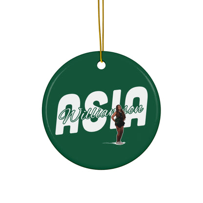 Asia Williamson Ceramic Ornament