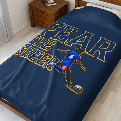 Devin Greer Velveteen Plush Blanket