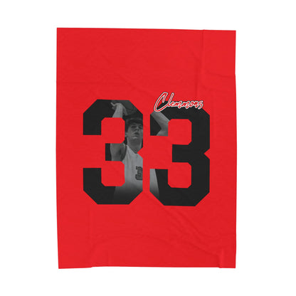 Gabe Clemmons Velveteen Plush Blanket
