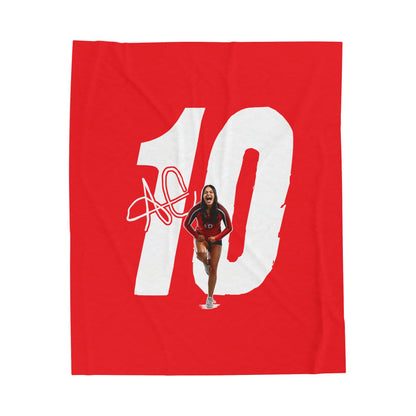Andrea Correa Velveteen Plush Blanket