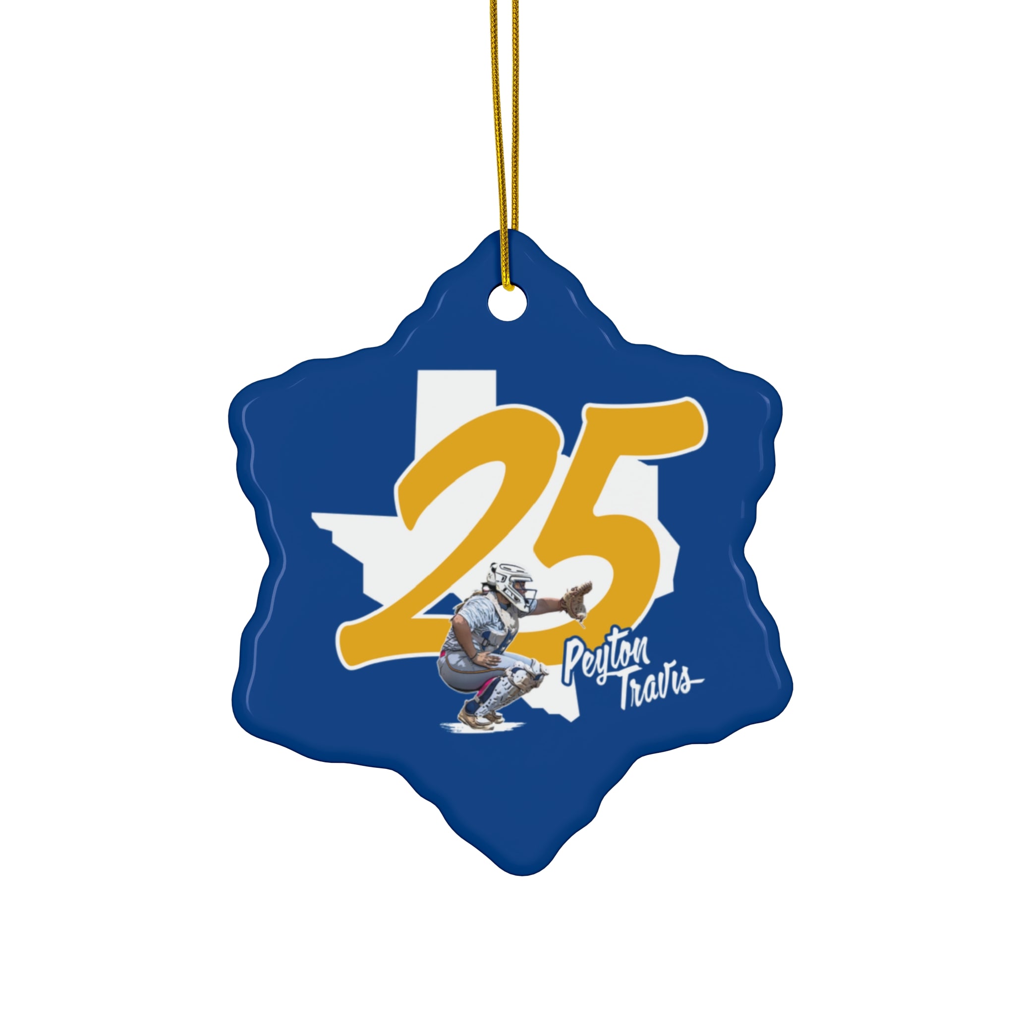 Peyton Travis Ceramic Ornament