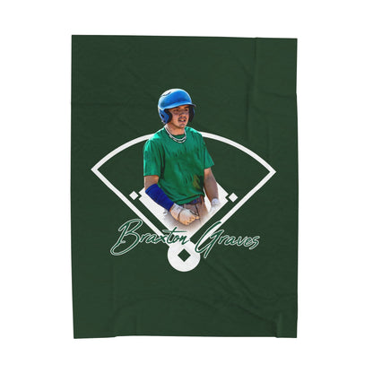 Braxton Graves Velveteen Plush Blanket