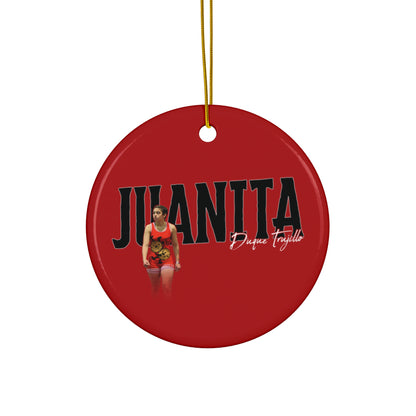 Juanita Duque Trujillo Ceramic Ornament