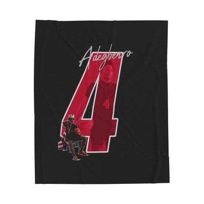 Elijah Adegbenro Velveteen Plush Blanket