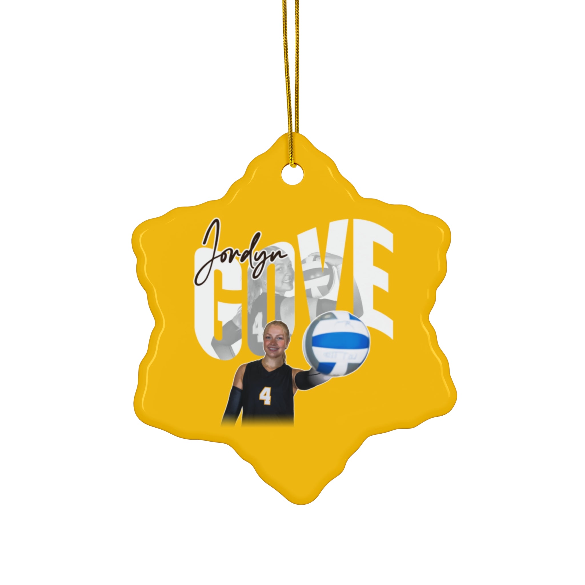 Jordyn Gove Ceramic Ornament