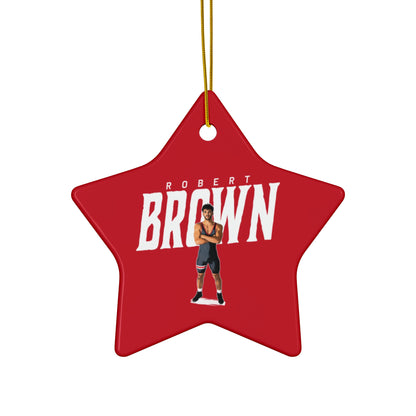 Robert Brown Ceramic Ornament