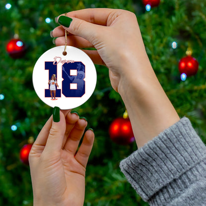 Carlie Desimone Ceramic Ornament