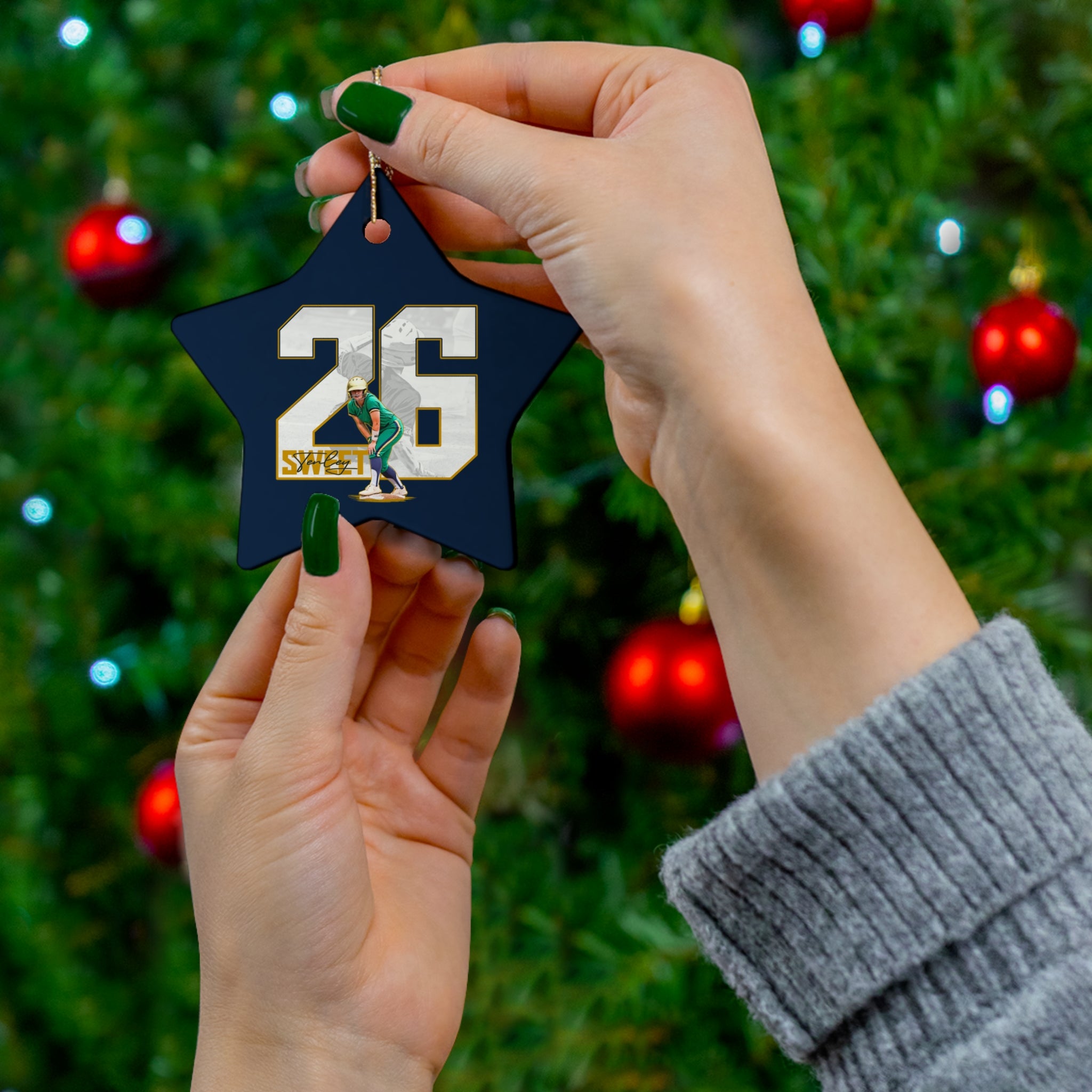 Tenley Sweet Ceramic Ornament