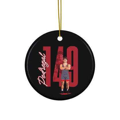 Leo Pedregal Ceramic Ornament