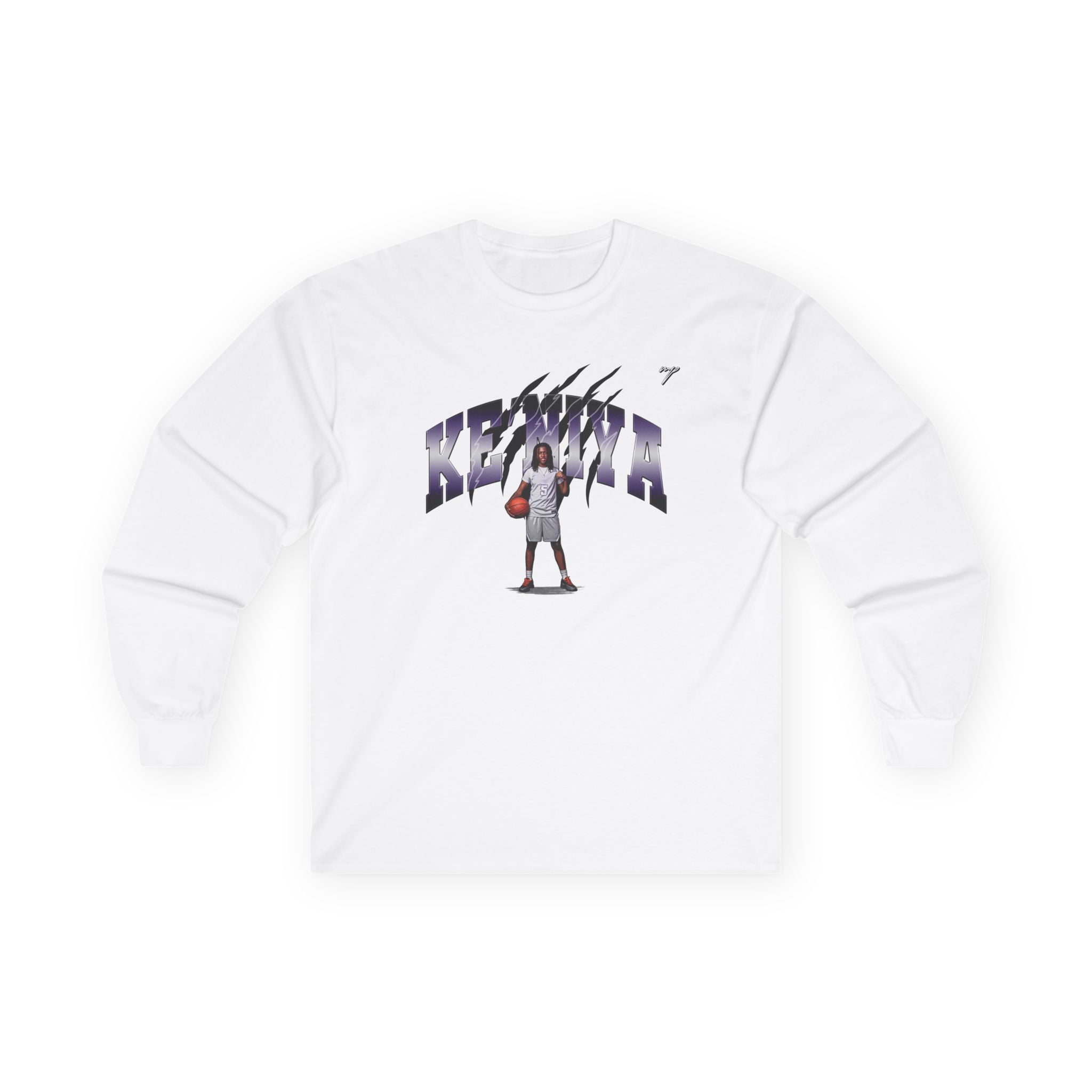 Ke'Niya White Long Sleeve Tee